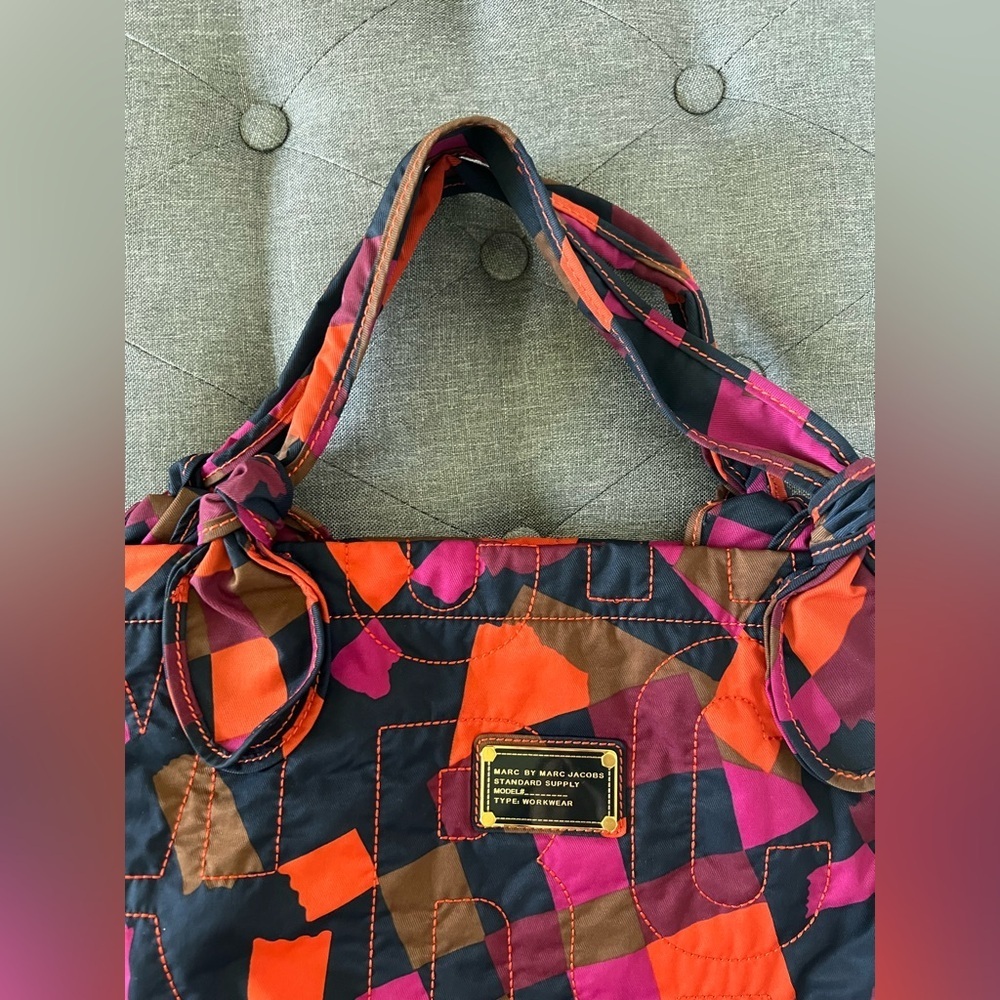 Marc by Marc Jacobs Large Logo Nylon Tote - Picture 12 of 13